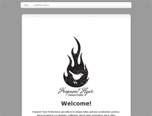 Tablet Screenshot of frequentflyerproductions.com